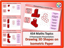 Drawing 3D Shapes on Isometric Paper for KS4