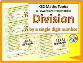 Division by a Single Digit Number for KS2