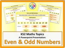 Even and Odd Numbers for KS2