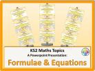 Formulae and Equations for KS2