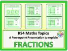 Fractions for KS4