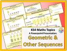 Geometric and Other Sequences for KS4
