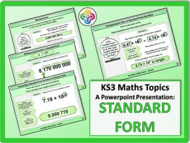 Standard Form for KS3