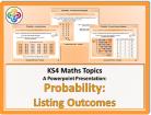 Probability - Listing Outcomes & Probability Space Diagrams for KS4