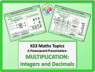 Multiplication: Integers and Decimals for KS3