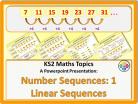 Number Sequences 1: Linear Sequences for KS2