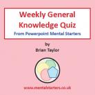 Weekly General Knowledge Quiz A