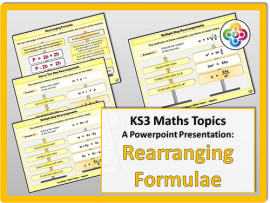 Rearranging Formulae for KS3