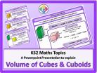 Volume of Cubes and Cuboids for KS2